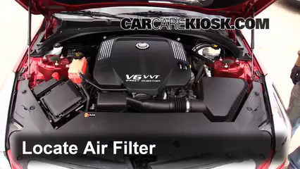 2013 Cadillac ATS Performance 3.6L V6 FlexFuel Air Filter (Engine) Replace